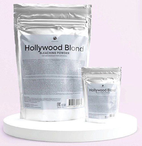 Обесцвечивающая пудра  Hollywood Blond, 100 9+ белая, с защитным комплексом, Италия, ADRICOCO, 