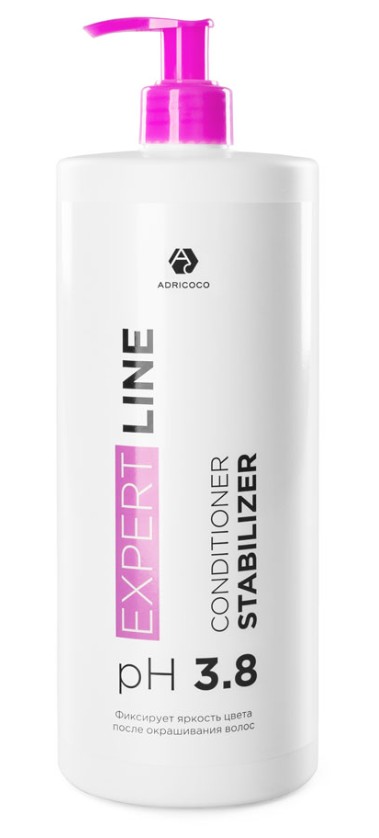 Кондиционер стабилизатор цвета для волос ADRICOCO EXPERT LINE, 1000 мл 