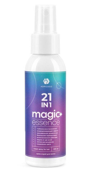 Крем-спрей для волос 21 в 1 Magic Essence многофункциональный, ADRICOCO, 100 мл 