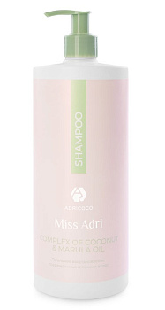 Восстанавливающий шампунь для волос ADRICOCO Miss Adri Complex of coconut & marula oil,1000 мл 