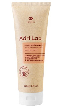 Шампунь Adri Lab против выпадения и для роста волос с розмарином и экстрактом корня аира, ADRICOCO, 