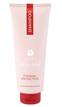 Термозащитный шампунь для волос ADRICOCO Miss Adri Thermal protection, 400 мл 