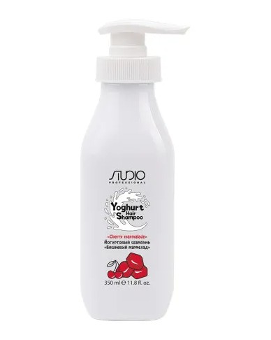 Йогуртовый шампунь для волос «Вишнёвый мармелад» линии Studio Professional, 350 мл 