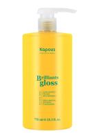 Блеск-шампунь для волос «Brilliants gloss» Kapous, 750 мл 