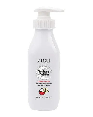 Йогуртовый шампунь для волос «Ваниль и Личи» линии Studio Professional, 350 мл 