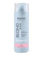 Питательный оттеночный шампунь “Blond Bar” Kapous, Розовый, 200 мл 