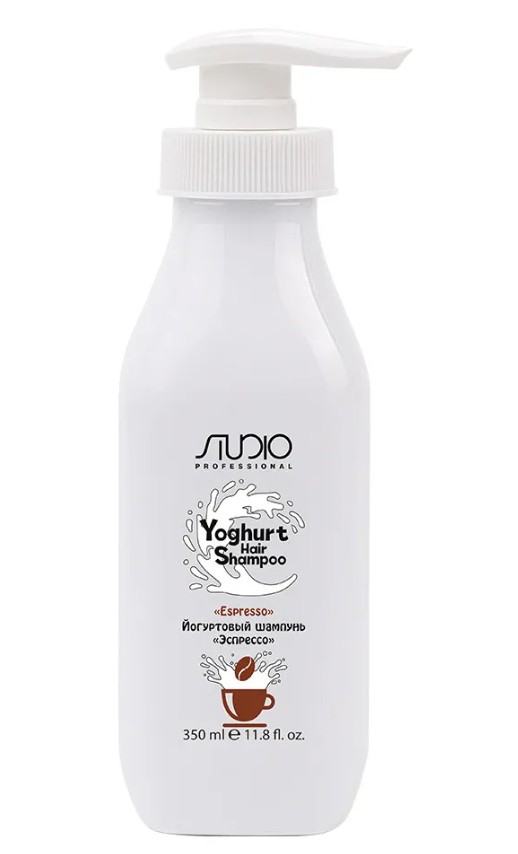 Йогуртовый шампунь для волос «Эспрессо» линии Studio Professional, 350 мл 