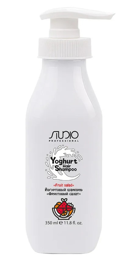 Йогуртовый шампунь для волос «Фруктовый салат» линии Studio Professional, 350 мл 