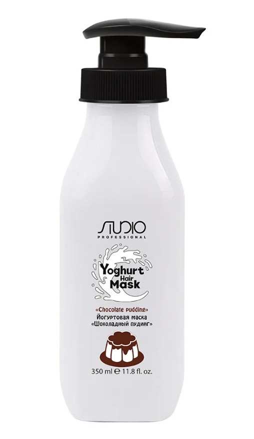Йогуртовая маска для волос «Шоколадный пудинг» линии Studio Professional, 350 мл 