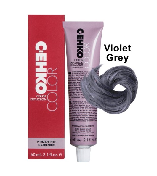 Крем-краска для прядей, Фиолетово-серый/Violet Grey 60 мл C:ЕНКО 