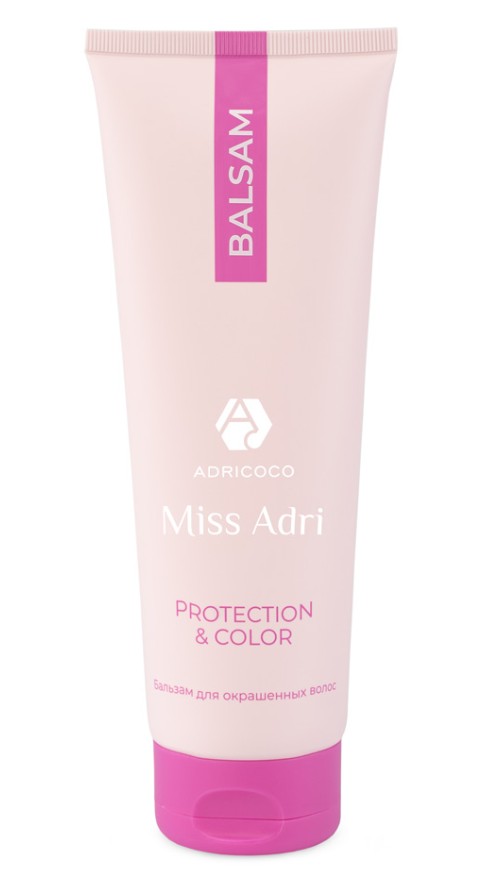 Бальзам для окрашенных волос ADRICOCO Miss Adri Protection & color, 250 мл 