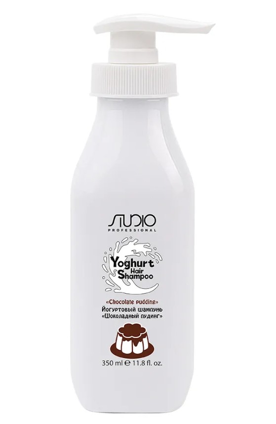 Йогуртовый шампунь для волос «Шоколадный пудинг» линии Studio Professional, 350 мл 
