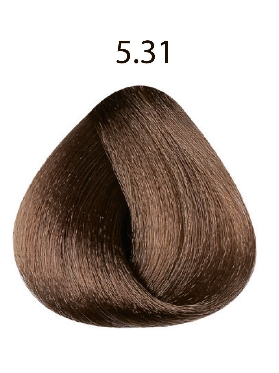 M5.31 Прямой краситель для волос PBF molecolar/тон светлый каштан бежевый 180 мл BY FAMA 