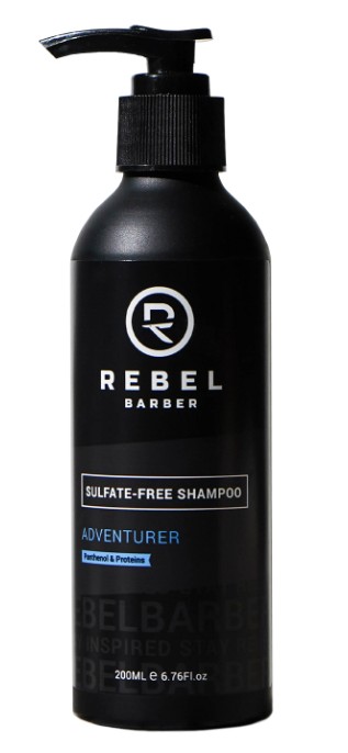 Премиальный бессульфатный шампунь REBEL BARBER Daily Shampoo 200 мл 