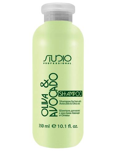 Шампунь для волос с маслами Авокадо и Оливы линии Studio Professional, 350 мл 