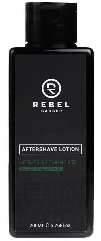 Премиальный лосьон после бритья REBEL BARBER Vetiver & Lemon 1957 (400 мл) 