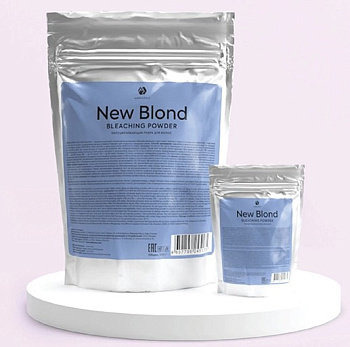 Обесцвечивающая пудра New Blond, светлый индиго, с антиж эфф,250  Италия, ADRICOCO, 
