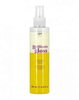 Увлажняющая блеск-сыворотка для волос «Brilliants gloss» Kapous, 500 мл 