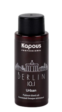 LC 10.1 Берлин, Полуперманентный жидкий краситель для волос «Urban» Kapous, 60 мл 