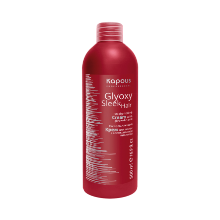 Распрямляющий крем для волос с глиоксиловой кислотой 500 мл серии "GlyoxySleek Hair" 