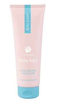 Увлажняющий бальзам для волос ADRICOCO Miss Adri Hyaluronic moisture, 250 мл 