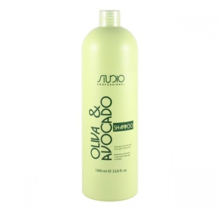 Шампунь для волос с маслами авокадо и оливы 1 л. линии Studio Professional KAPOUS 